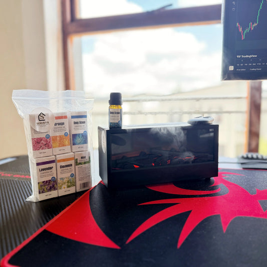 6-in-1 Aromatherapy Essential Oils Gift Set – Rose, Lavender, Chamomile, Orange, Mint & Deep Ocean (10ml)