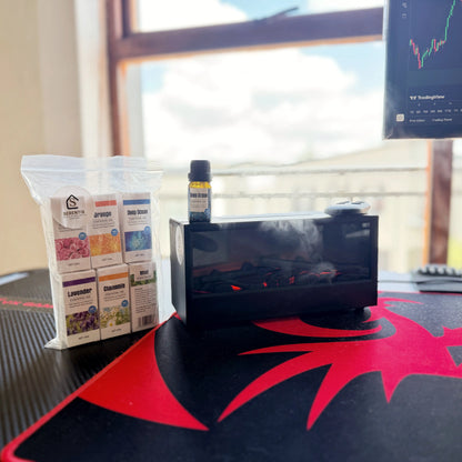 6-in-1 Aromatherapy Essential Oils Gift Set – Rose, Lavender, Chamomile, Orange, Mint & Deep Ocean (10ml)